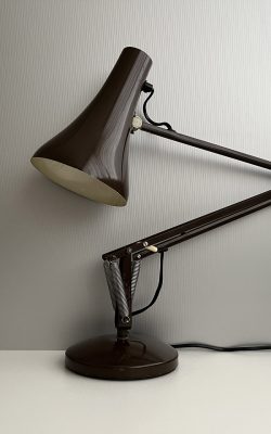 lamp bureaulamp tasklamp Anglepoise Model 90 bruin vintage Lighting (5)